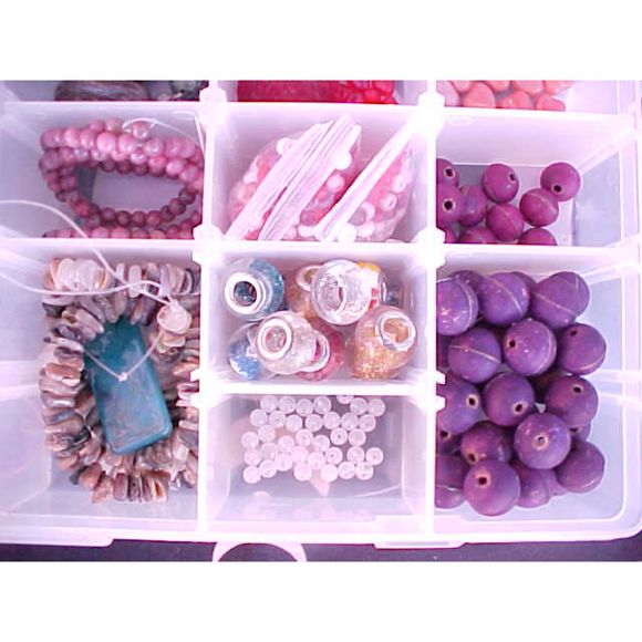 Huge Lot Beads Beading Supply Jewelry Making VALENTINES Hearts Pink Red - Picture 4 of 7